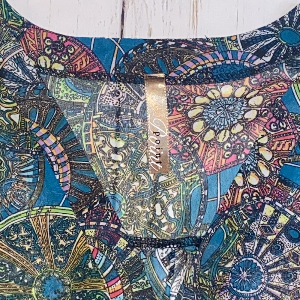 Point Multi Colored Blouse - Picture 2 of 5